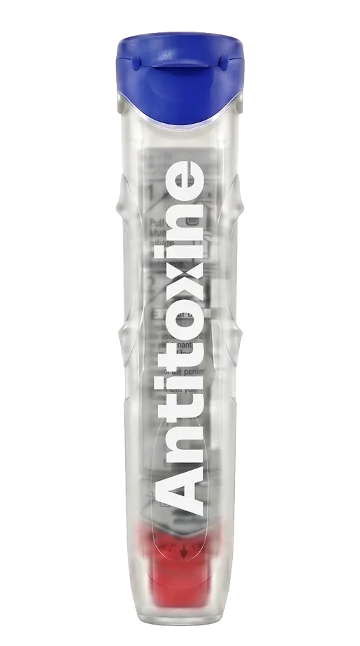 Antitoxine autoinjector product render